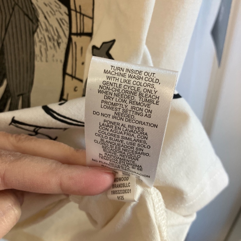 Disney Kids Nightmare Before Christmas T-Shirt - Cream 10/12 - Picture 4 of 7